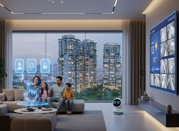 Smart Home Features in a 3BHK Flat in Zirakpur