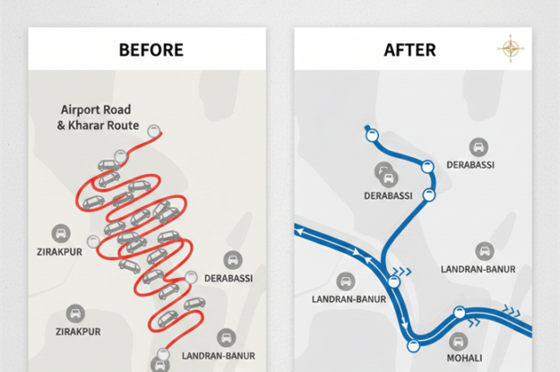Growth Outlook for Property in Zirakpur After Mohali-Kurali Expressway Opening