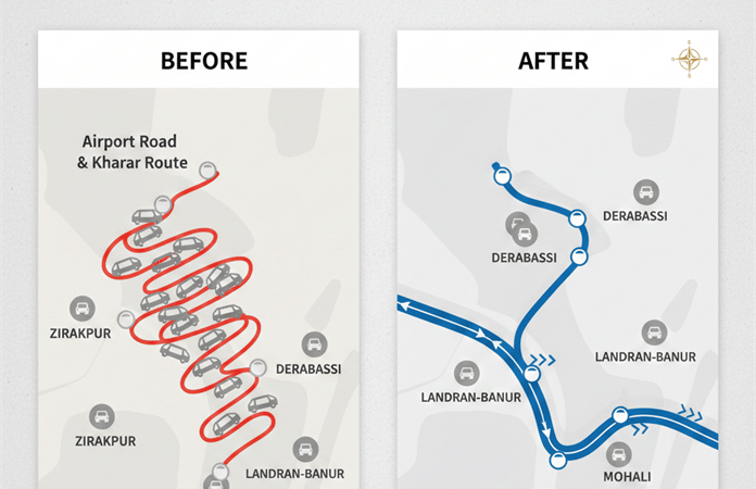 Growth Outlook for Property in Zirakpur After Mohali-Kurali Expressway Opening